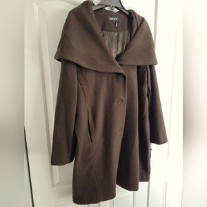 DKNY Forest Green Winter Coat XL